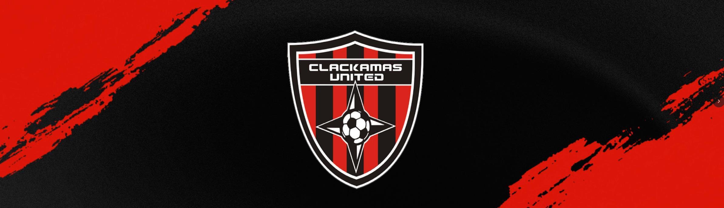 Clackamas United Soccer Club banner